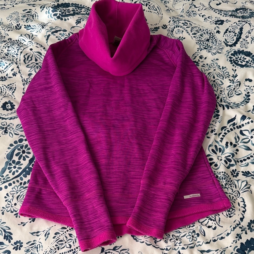 Avalanche Magenta Cowl Neck Sweater